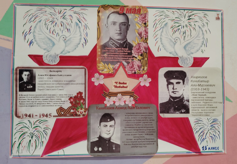 Шестой этап "Фестиваля народов России" - Герои Великой Отечественной войны - герои народов России.